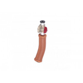Vocas tube handgrip short with leather handle (right hand)