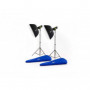 Lastolite Kit 2 x Lumen8+2 Pieds+2 Softbox+2 reflecteurs