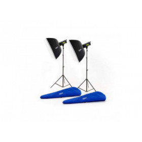 Lastolite Kit 2 x Lumen8+2 Pieds+2 Softbox+2 reflecteurs