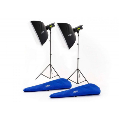 Lastolite Kit 2 x Lumen8+2 Pieds+2 Softbox+2 reflecteurs