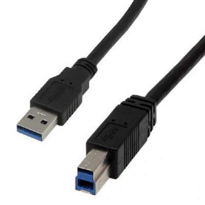 MCL Câble USB 3.0 type A / B mâle - 3m Noir