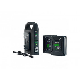 Anton Bauer kit 2 xTiton 90 Batterie 92Wh/14.2V - Gold Mount+Chargeur