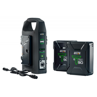 Anton Bauer kit 2 xTiton 90 Batterie 92Wh/14.2V - Gold Mount+Chargeur
