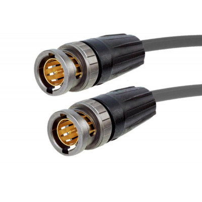 Cordon BNC HD-SDI UHD 4K M/M D4 - Souple - Diametre 7 - Longeur 30cm