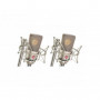 Neumann TLM 103 MT(x2) Micro grande membrane cardioide+EA1(x2)-Nickel