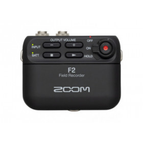 Zoom F2 Enregistreur de Terrain + Micro-Cravate - Noir