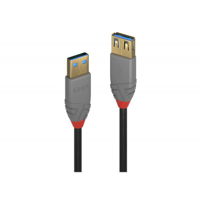 Lindy - Rallonge USB 3.0 Type A, Anthra Line, 2m