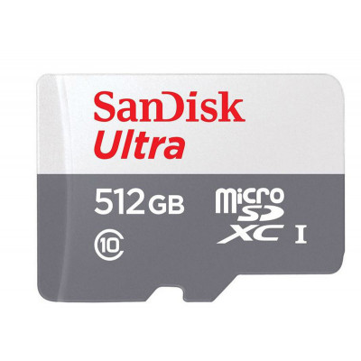 Sandisk Carte M.SDXC Ultra 512GB (UHS-1/Cl.10/100MB/s) +Ad "Tablets"