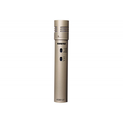 Shure KSM137/SL Microphone statique cardioïde pour instruments
