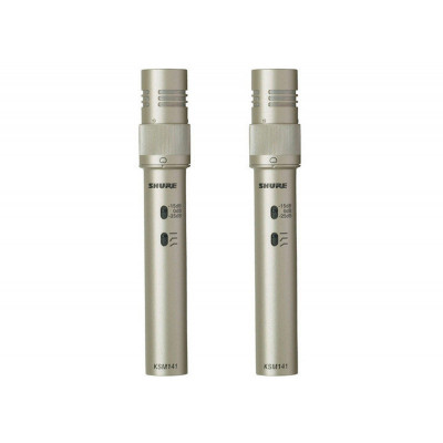 Shure Kit 2 x KSM141/SL Micro statique à directivité commutable