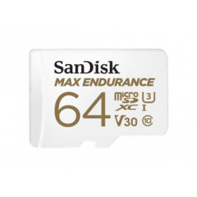 Sandisk Carte M.SDXC "Max Endurance", 64GB +Ad, UHS-3, Cl.10