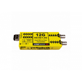 LYNX Technik Emetteur Double 12G, 6G, 3G, HD SDI vers Fibre,10 km, LC