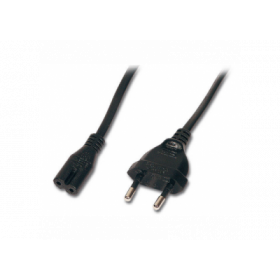 Cordon bipolaire CEE7 mâle/femelle C7 2.5A -250V - 5 mètres