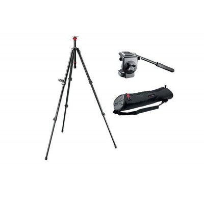 Manfrotto 128RC.755XBK KIT TREPIED MDEVE 755B ROTULE 128RC-SAC MBAG80