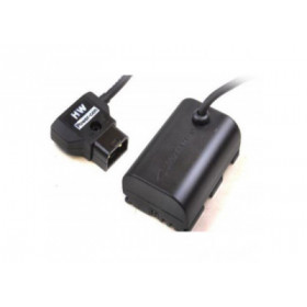 Hawk-Woods - Power-Con 2 -pin (male)  (45cm) -  Canon LP-E6 Dummy
