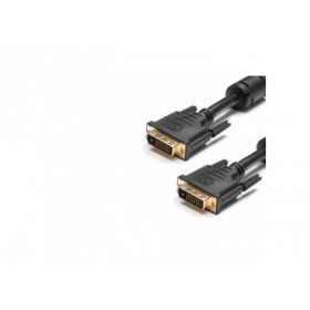 Cordon DVI-D Dual Link (24+1) mâle/mâle 24 AWG 15m