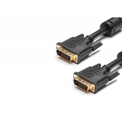 Cordon DVI-D Dual Link (24+1) mâle/mâle 24 AWG 15m