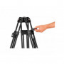 Manfrotto Kit Trépied rapide double tube 645+Rotule video 504X+Sac