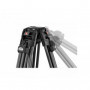 Manfrotto Kit Trépied CF Fast Twin MS Alu+Rotule Nitrotech 608 + Sac