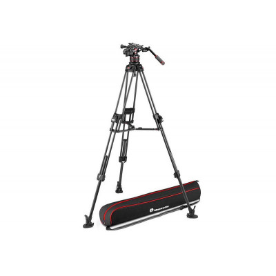 Manfrotto Kit Trepied Fast Twin 645 Carbone+Rotule Nitrotech 612+Sac