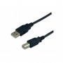 MCL Cable USB 2.0 type A / B male - 2m