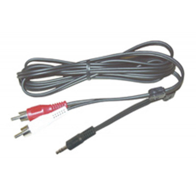 Câble audio stéréo 2 x RCA mâle / jack 3.5 mâle - 10m
