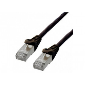 Câble réseau RJ45 100% cuivre CAT6 A F/UTP - 0.5m Noir