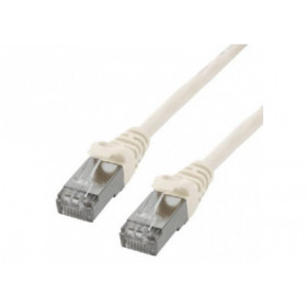Câble réseau RJ45 100% cuivre CAT6 A F/UTP - 1m Blanc