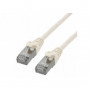 Câble réseau RJ45 100% cuivre CAT6 A F/UTP - 5m Blanc