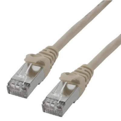 Câble réseau RJ45 100% cuivre CAT6 A F/UTP - 15m Gris