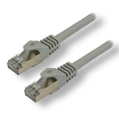 Câble réseau RJ45 100% cuivre  CAT 7 S/FTP - 30m Gris
