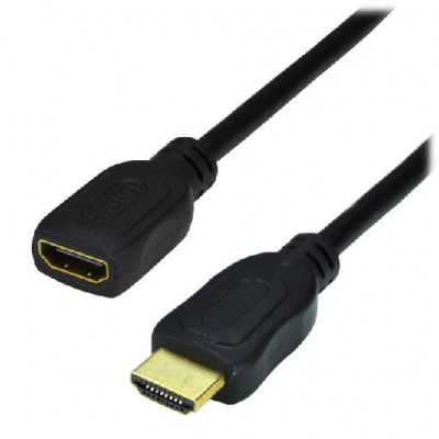 Rallonge HDMI haute vitesse 3D avec Ethernet mâle / femelle - 1m