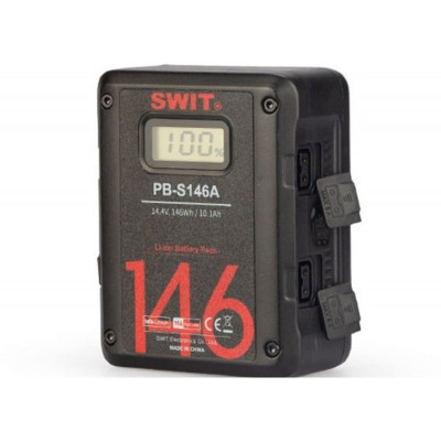 SWIT PB-S146A 146Wh Multi-Sockets Square Cine Battery, Gold-Mount