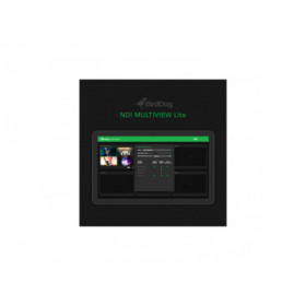 BirdDog Multiview Pro - NDI Multiviewer Pro. Create up to six 4x4 out