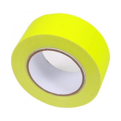 Gaffer Professionnel Fluo Mat Jaune - 25mm x 25m