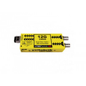 LYNX Technik Emetteur Double Canal 12Gbit SDI vers Fibre Optique-CWDM