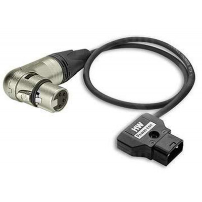 Hawk-Woods - Power-Con 2-pin PlugM  XLR 4-pin right-angeldF, 50cm