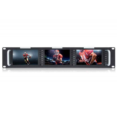 Feelworld 3x moniteur 5" format rack T51