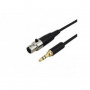 Câble Jack 3.5 Stéréo Mâle vers Mini XLR Femelle 10m