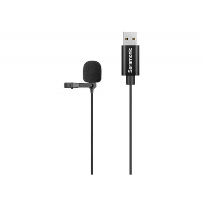 Saramonic ULM10 - Micro Lavalier USB pour PC & MAC - Cable 2m - Video Plus