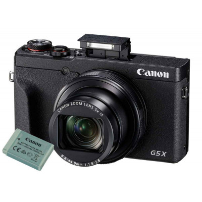 Canon PowerShot G5 X Mark II Compact 20.1 Mpx + Batterie - Video Plus