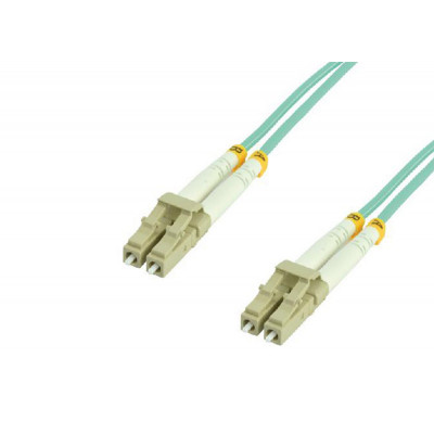 Jarretière optique OM3 duplex 50/125 multimode - LC / LC 50m