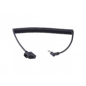 Atomos D-Tap to DC Locked connector Barrel Coiled Cable