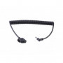 Atomos D-Tap to DC Locked connector Barrel Coiled Cable