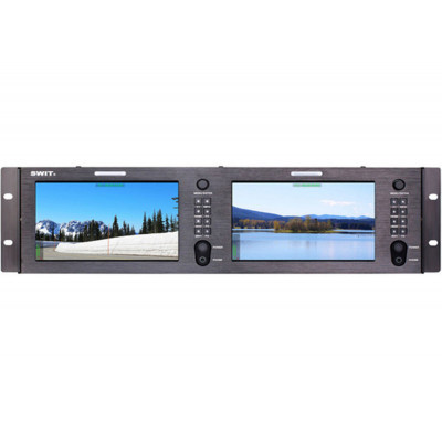 SWIT M-1073H 2x7" Rackmount LCD Panel