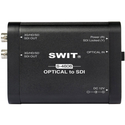SWIT S-4606 Heavy Duty Optical fiber to 3G-SDI converter