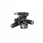 Gitzo - Kit Trepied Mountaineer Serie 2, 4 Sections + Rotule 3D