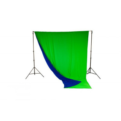Lastolite Fond Tissus 3.0m x 3.5m Dual Chromagreen/Blue