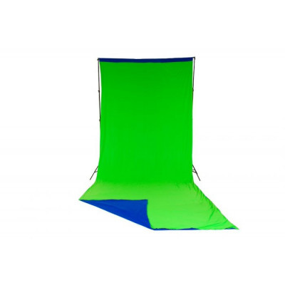 Lastolite Fond Tissus 3.0m x 7.0m Dual Chromagreen/Blue
