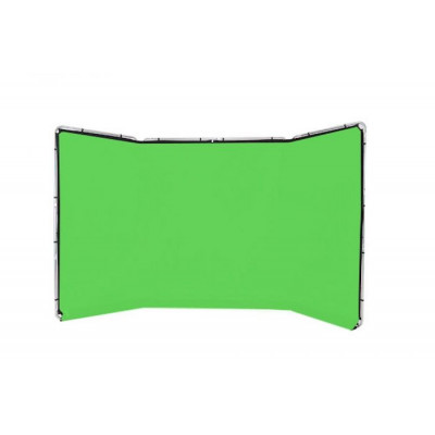 Lastolite Fond Panoramique Chromakey Vert 4m + Cadre